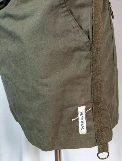 Khaki mini skirt size 42 Desigual brand new sevedylan – photo 3